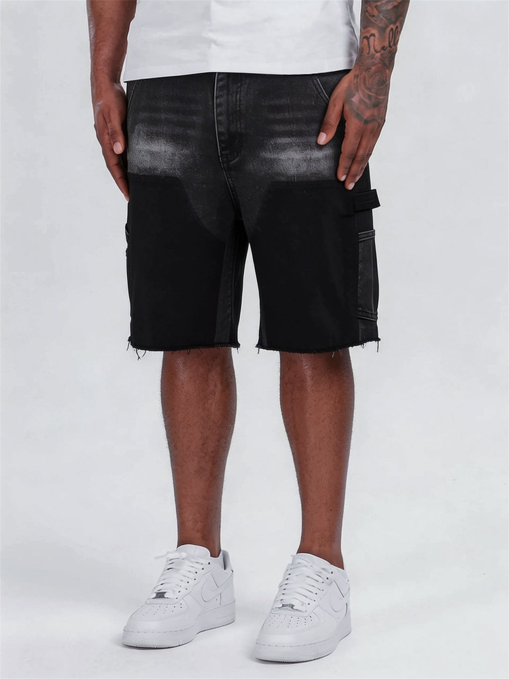 Black Patch Shorts