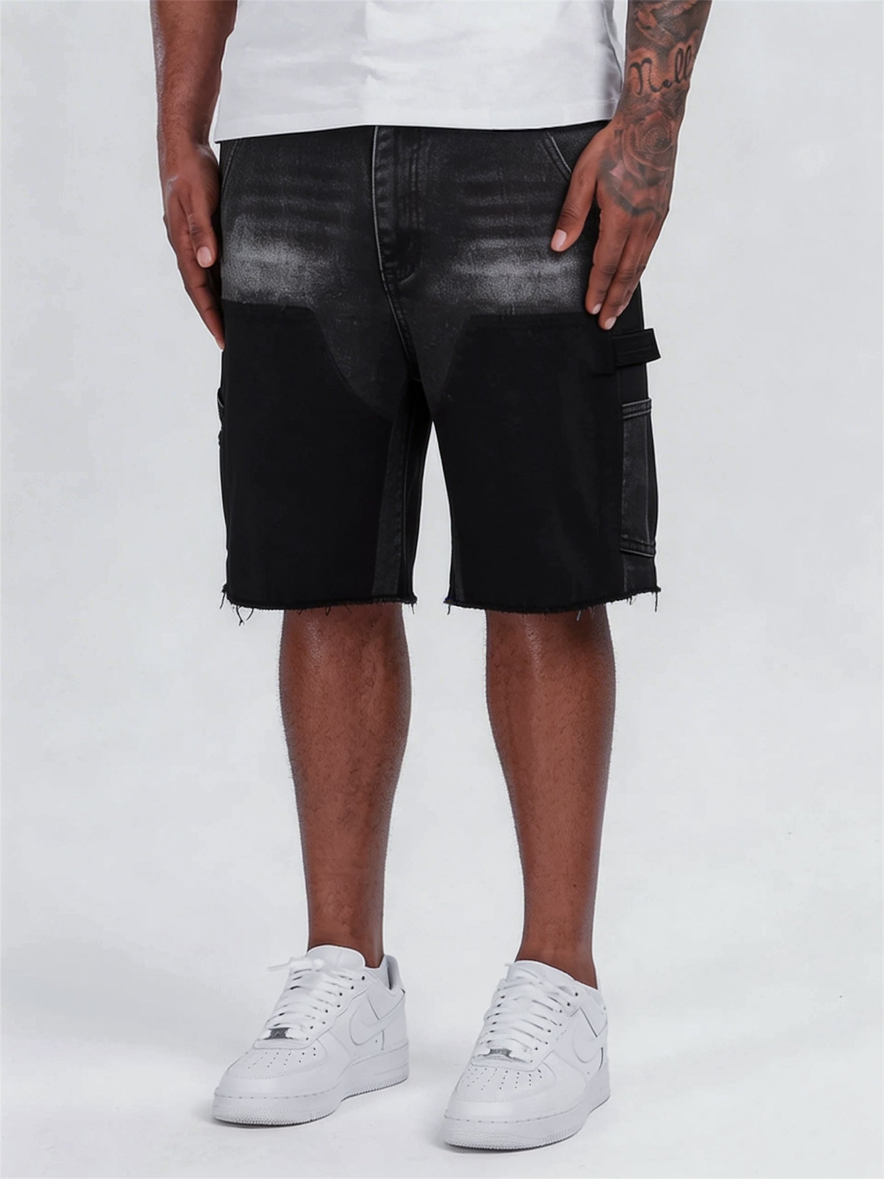 Black Patch Shorts