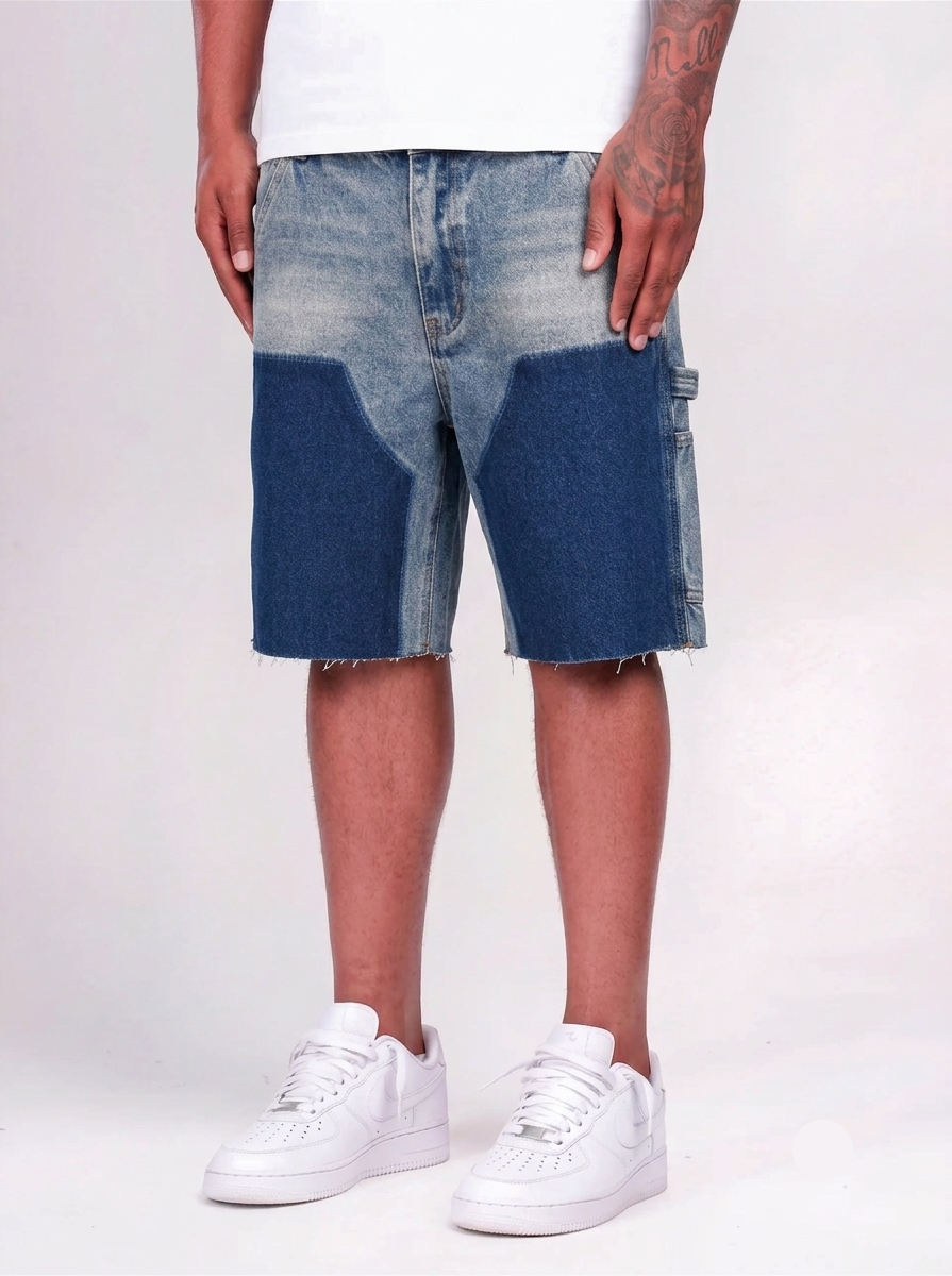 Blue Patch Shorts