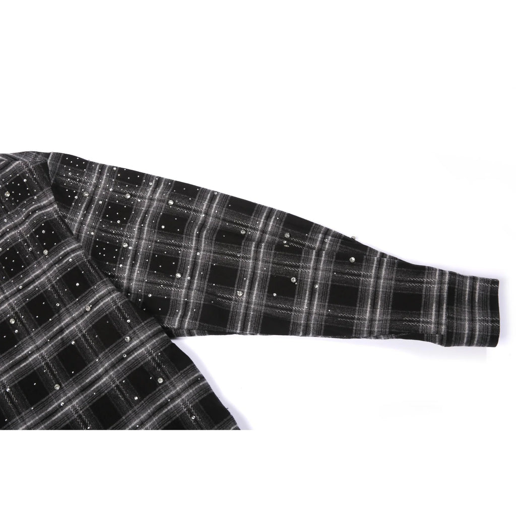 Diamond Rain Plaid Shirt Jacket