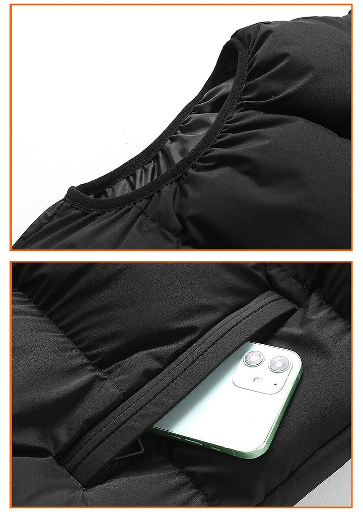 Puffer Coat Detachable Hood