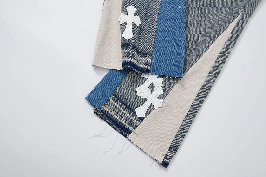 Cross Blue Flare Denim