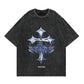 Cross Washed Blue T-shirt