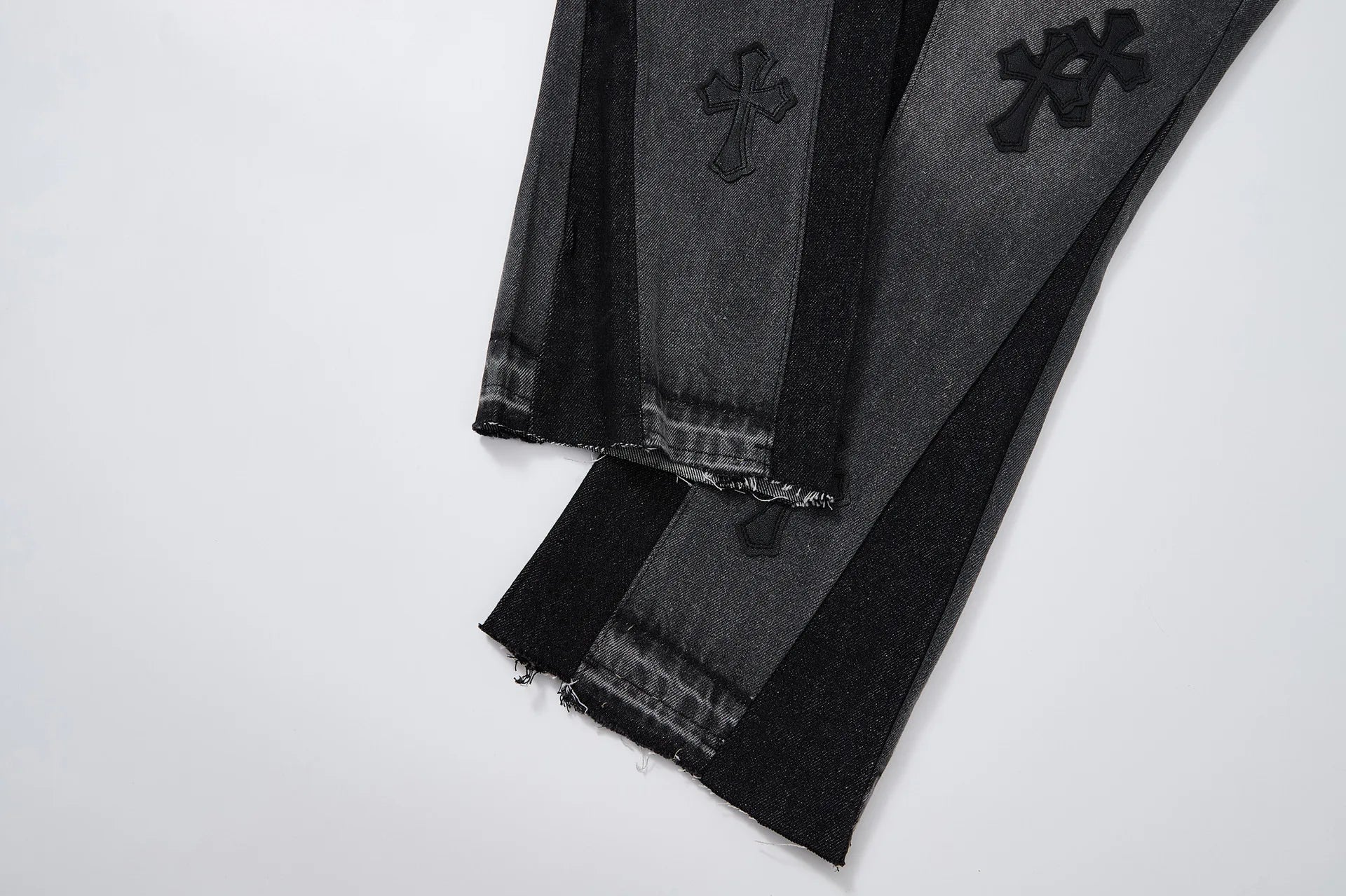 Cross Black Flare Denim