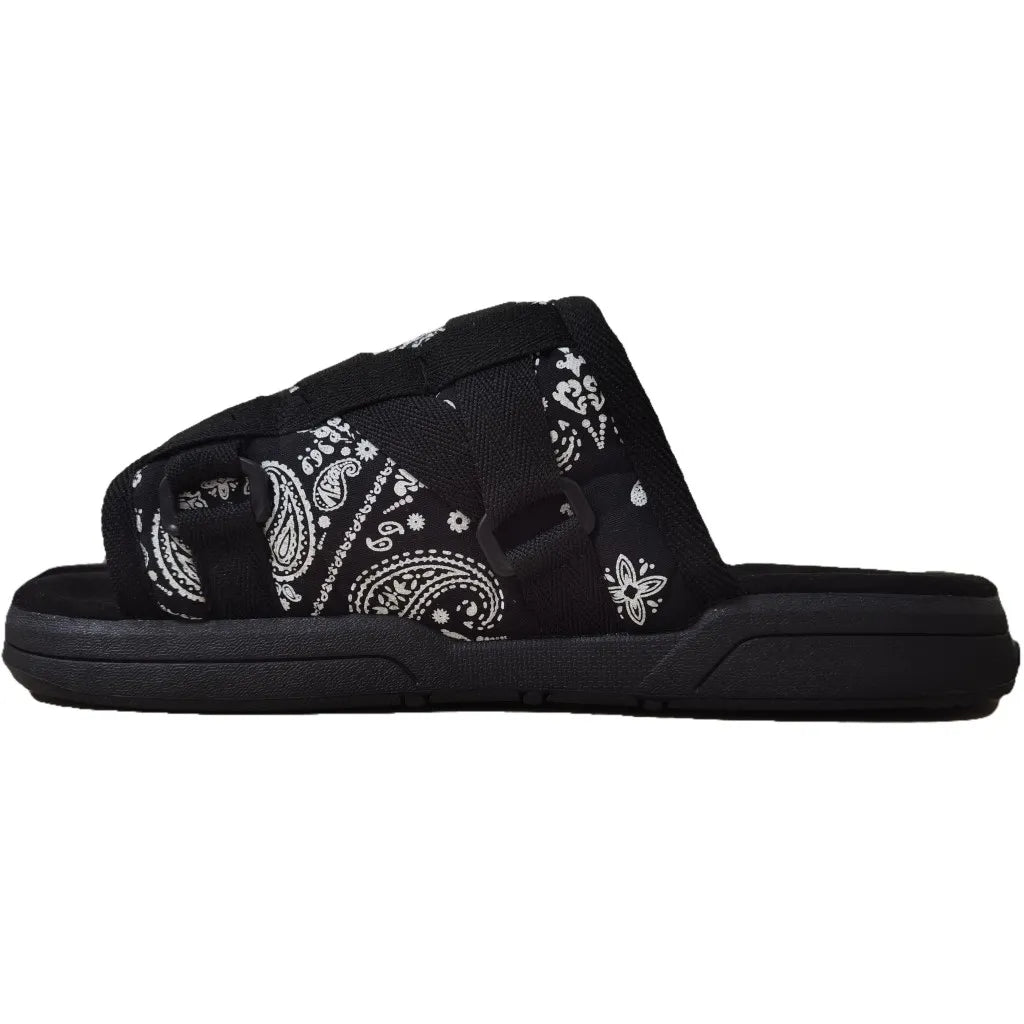 Slides Black Bandana