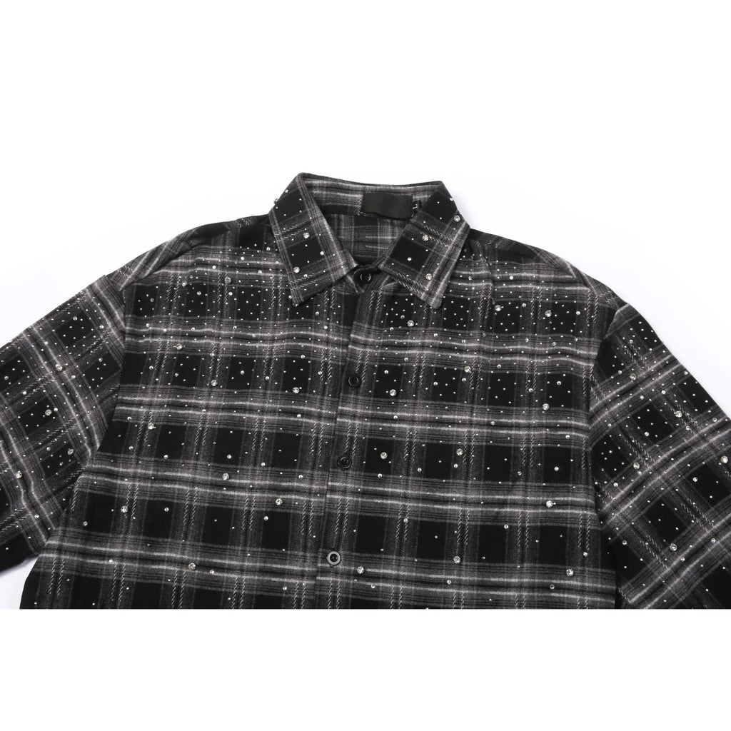 Diamond Rain Plaid Shirt Jacket