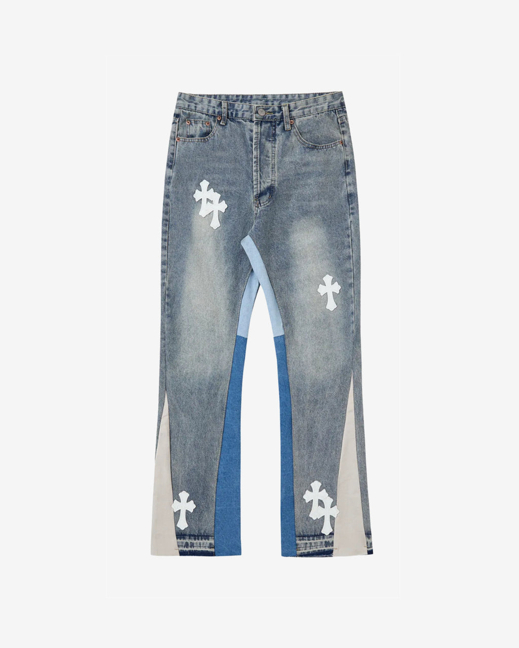 Cross Blue Flare Denim