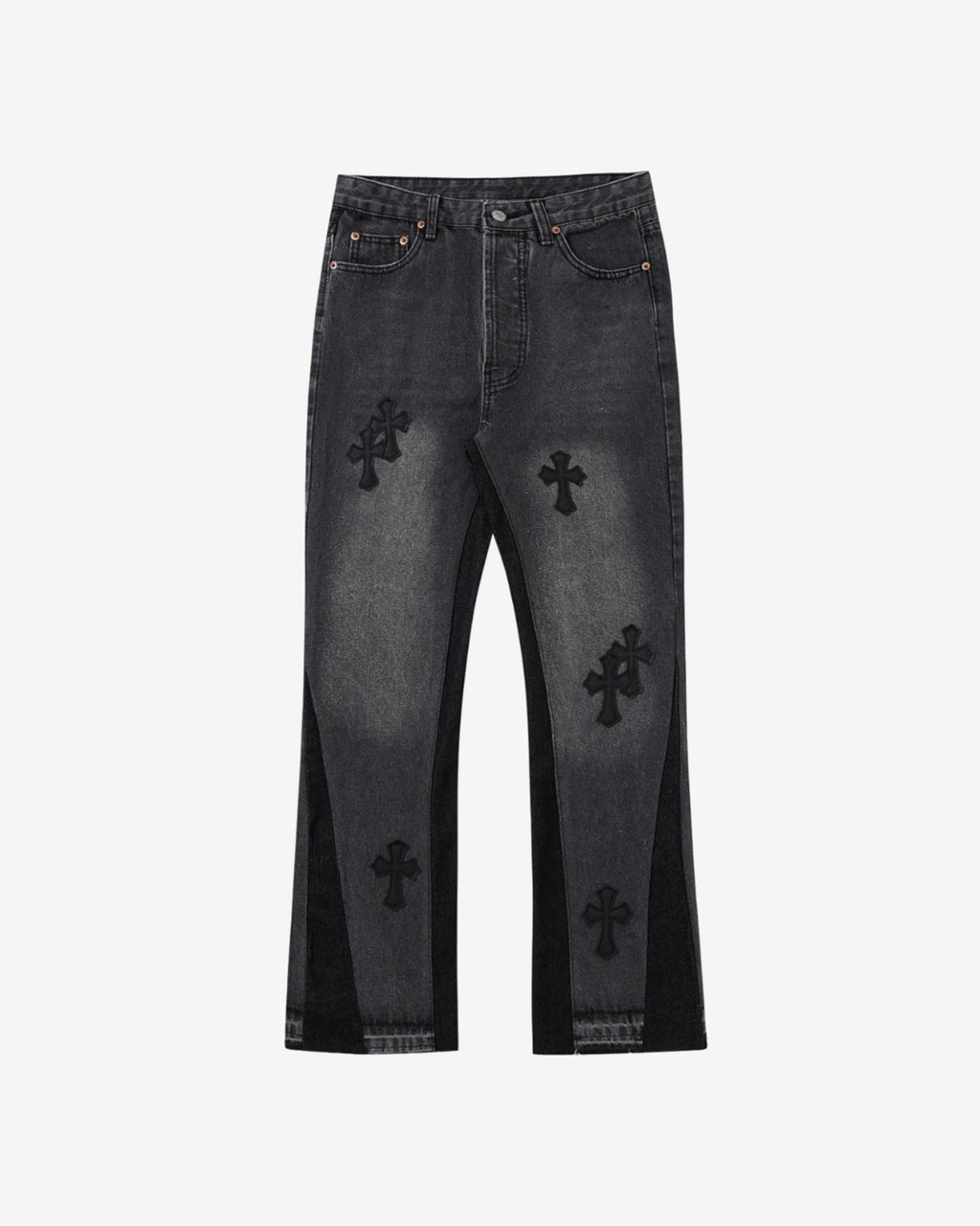 Cross Black Flare Denim