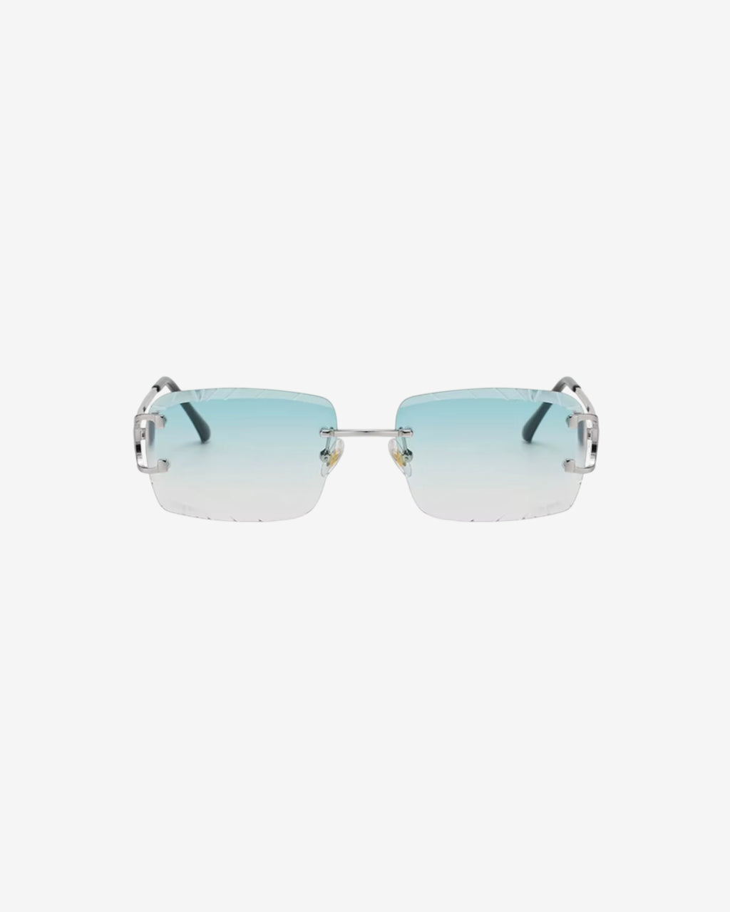 Freeze Iced Silver Texture Glasses
