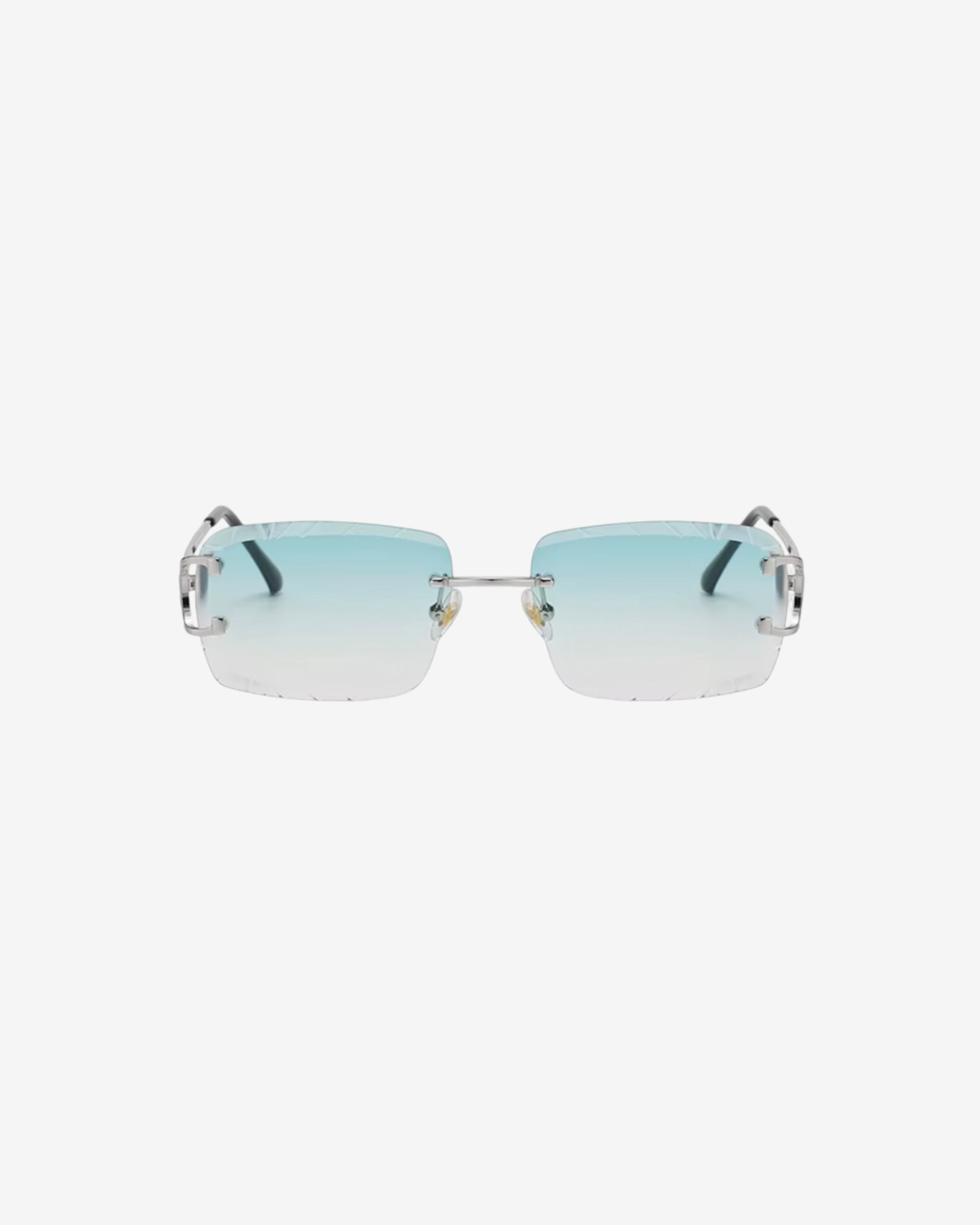 Freeze Iced Silver Texture Glasses