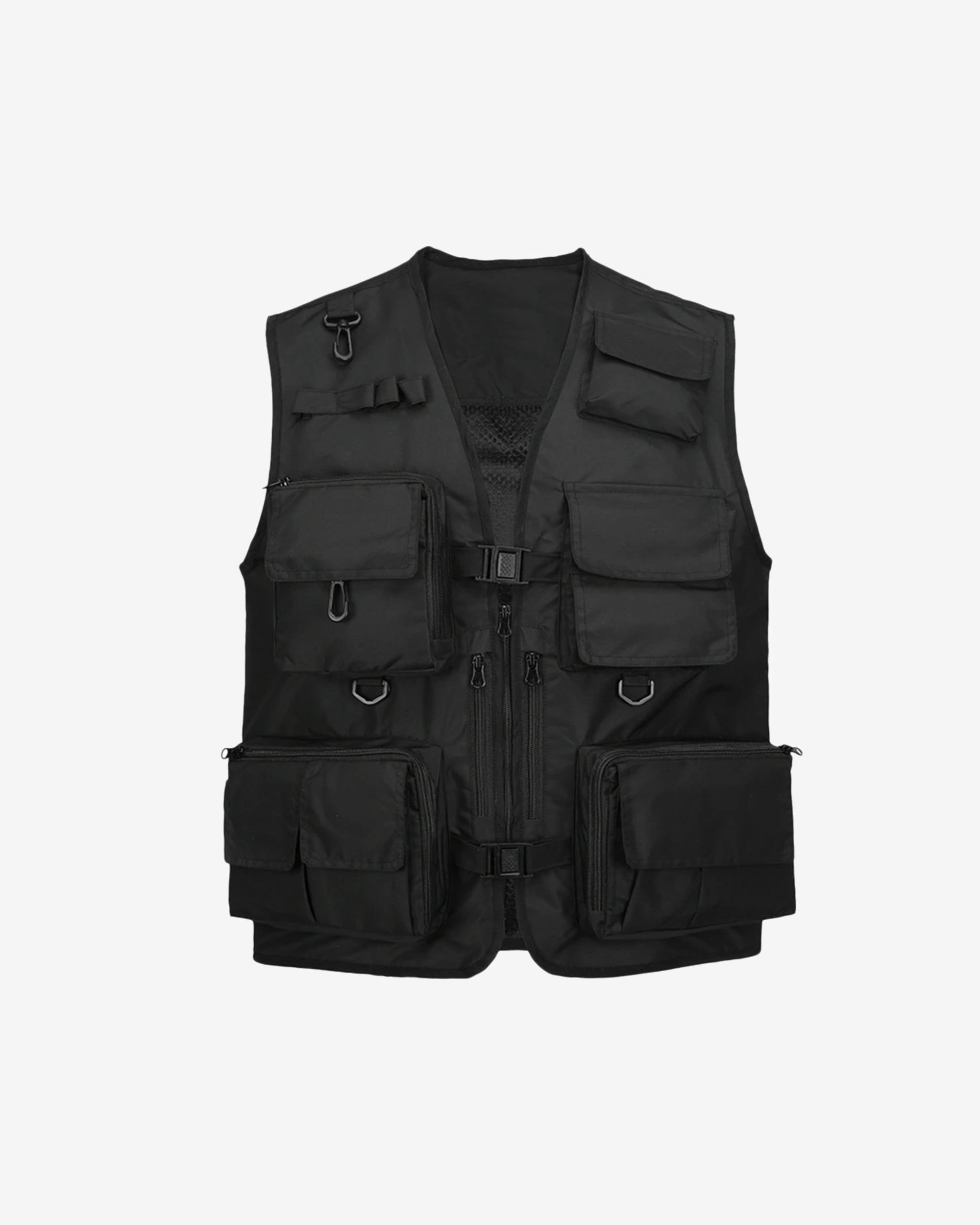 Black Militar Gilet