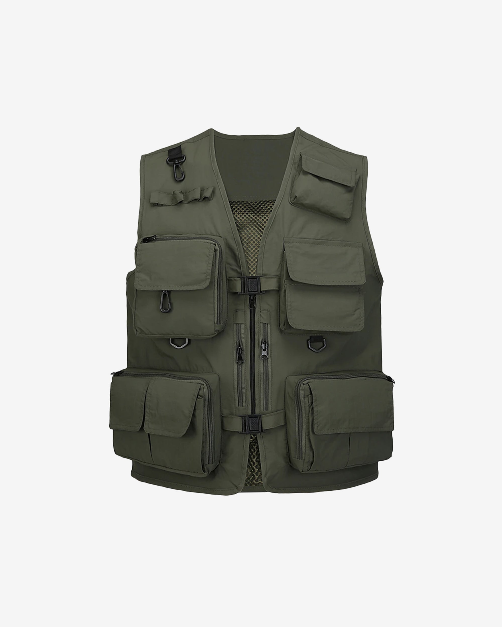 Green Militar Gilet