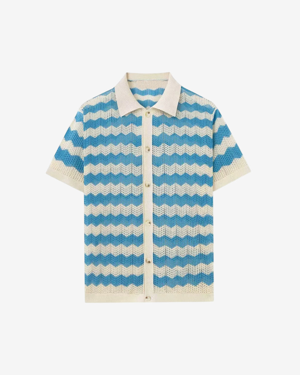 Blue Waves Polo Shirt