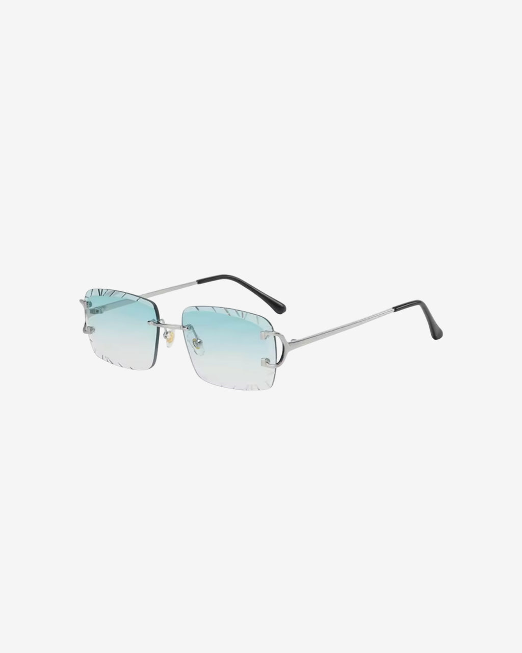 Freeze Iced Silver Texture Glasses