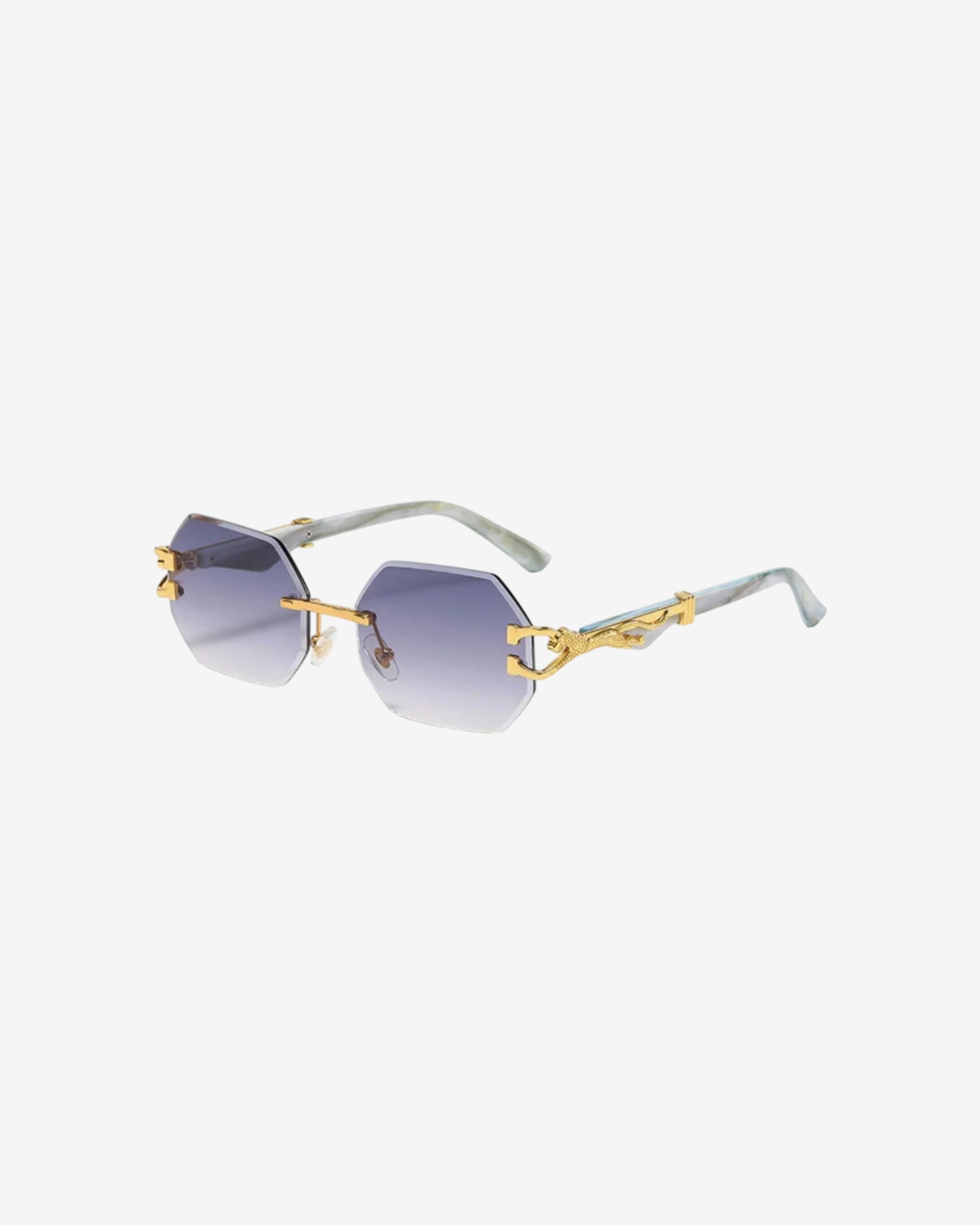 Marble texture Frame Sunglasses