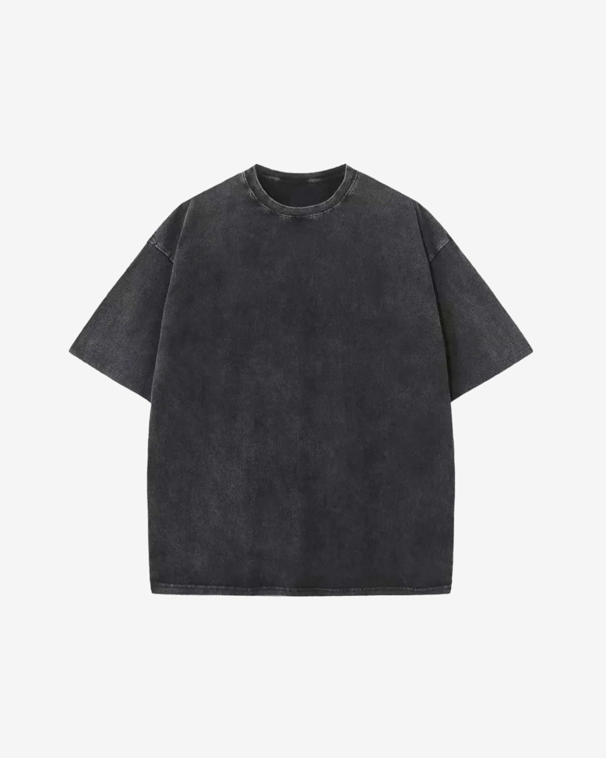 Washed Boxy Crewneck T-shirt