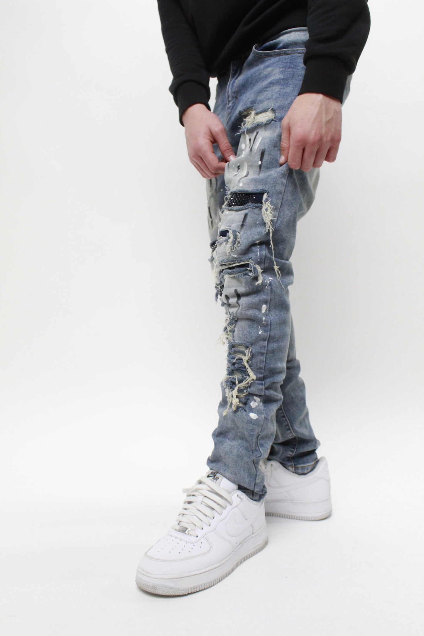 Jeans luxury dripped