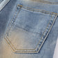 Jeans strass paint splashes