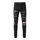 Jeans strass black